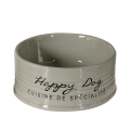 Bild 1 von Duvoplus Futternapf Stone Happy Dog - grau  / (Variante) 300ml Ø10,5cm