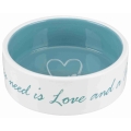 Bild 1 von Trixie Keramiknapf Pet's Home - creme/petrol