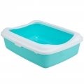 Bild 1 von Trixie Katzentoilette Classic mit Rand  / (Variante) mint/weiß