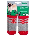 Bild 5 von Karlie Doggy Socks Hundesocken 4er Set - Rot/Grau  / (Variante) XS